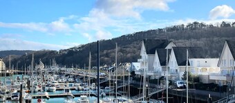 Loft staande Cabourg - Duikt op de haven voor 6 personen