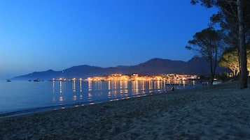 On the beach
