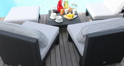 Villa Bel Plaisi - Swimming pool, Sun, Quiet & Surf, Ideal for families - Le Moule,