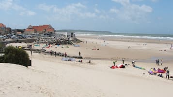 Vlak bij het strand