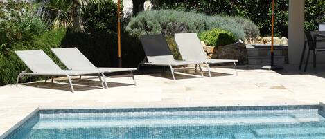 Una piscina riscaldata