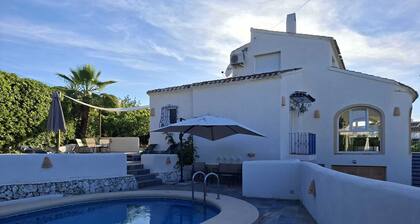 Character villa for families in residential area with private pool.