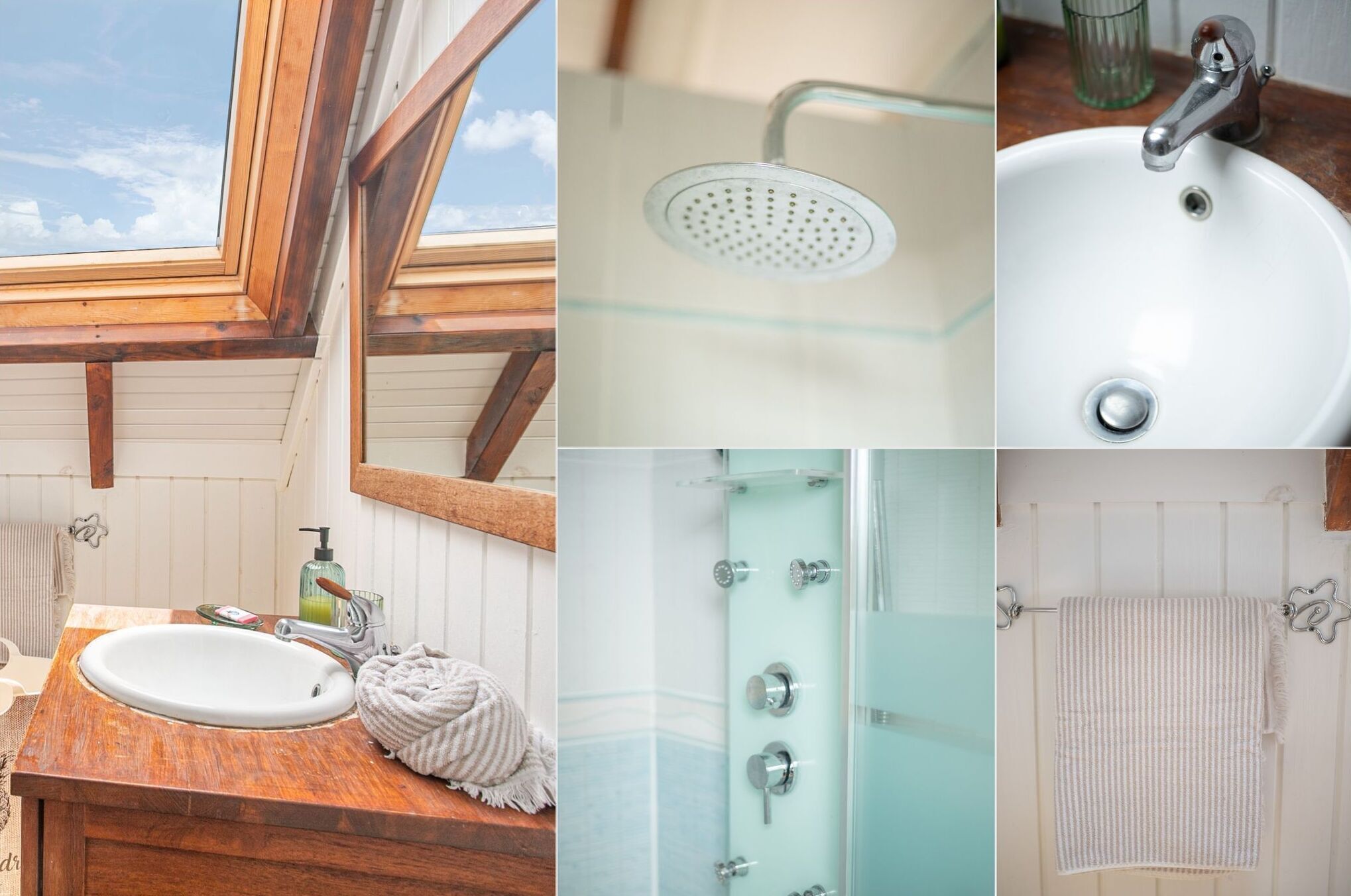 Badewanne, Haartrockner, Handtücher, Seife