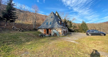 Maison-Villa Buron en pierre au coeur du parc des volcans d'auvergne