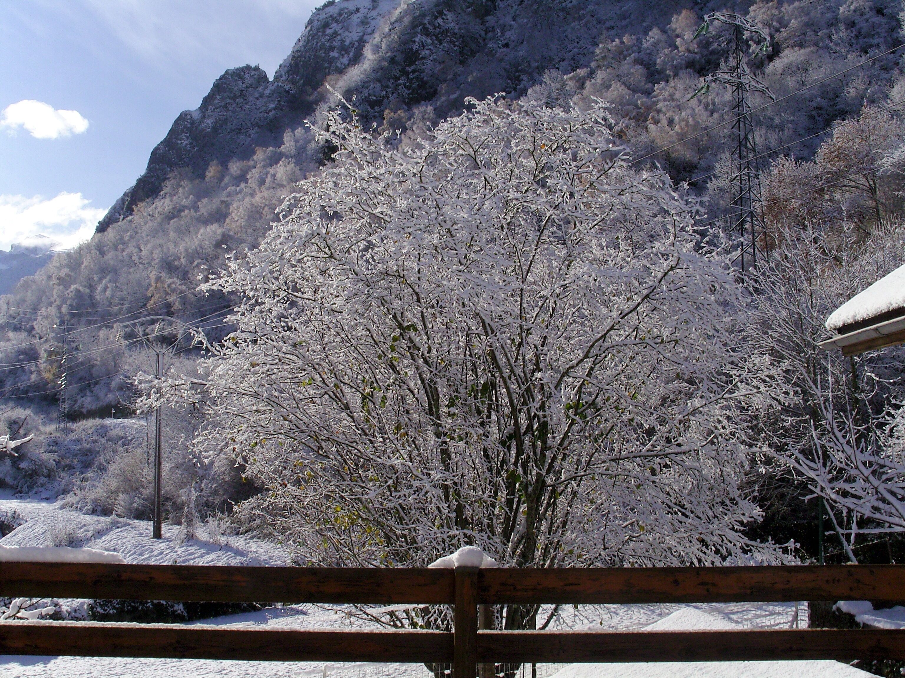Blick von der Unterkunft