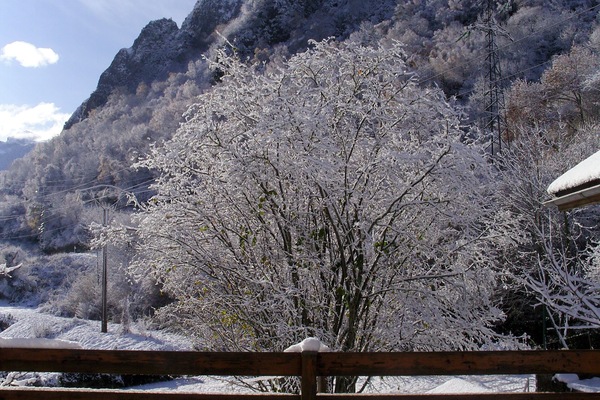 Blick von der Unterkunft