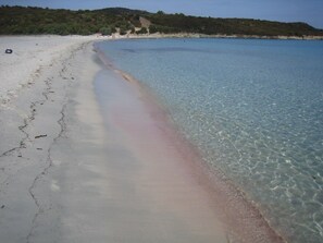 Vlak bij het strand
