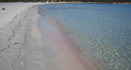 VIEW OF THE GULF OF ST. FLORENT AND AN UNFORGETTABLE SUNSET