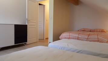 2 chambres, Wi-Fi, draps fournis