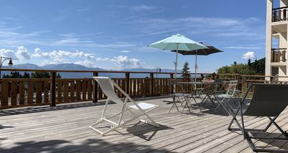 Chalet in Font-Romeu, 1800m altitude, breathtaking views, comfortable for 6 personalize