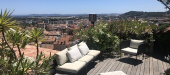 Charming duplex apartment with large terrace and splendid view.