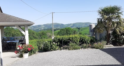 Farm cottage at the foot of the mountain.