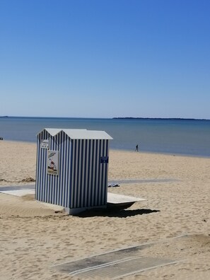 On the beach