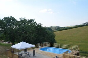 Pool - Charming house in an ancient reformed farm: calm, amid nature, swimming pool (Riguepeu)