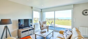 Seafront house.