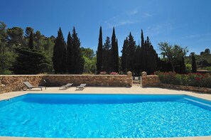 Pool - The charm of a bastide in private domain with large pool (Thézan-Des-Corbières)