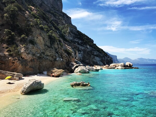 Perto da praia, toalhas de praia