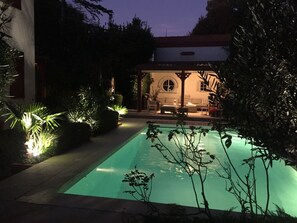 Pool - CHARMING FAMILY VILLA HEART ARCACHON. BEACH 400 m - TOWN CENTER 300 m (Arcachon)