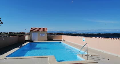Angenehme Wohnung in Residenz mit privatem Pool