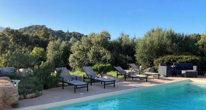 Luxury sunset villa Swimming pool Jacuzzi Garden Boules court