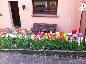 Exterior detail - Calm, rest and relaxation on the program with this gîte located in the heart of Alsace (Fréland)