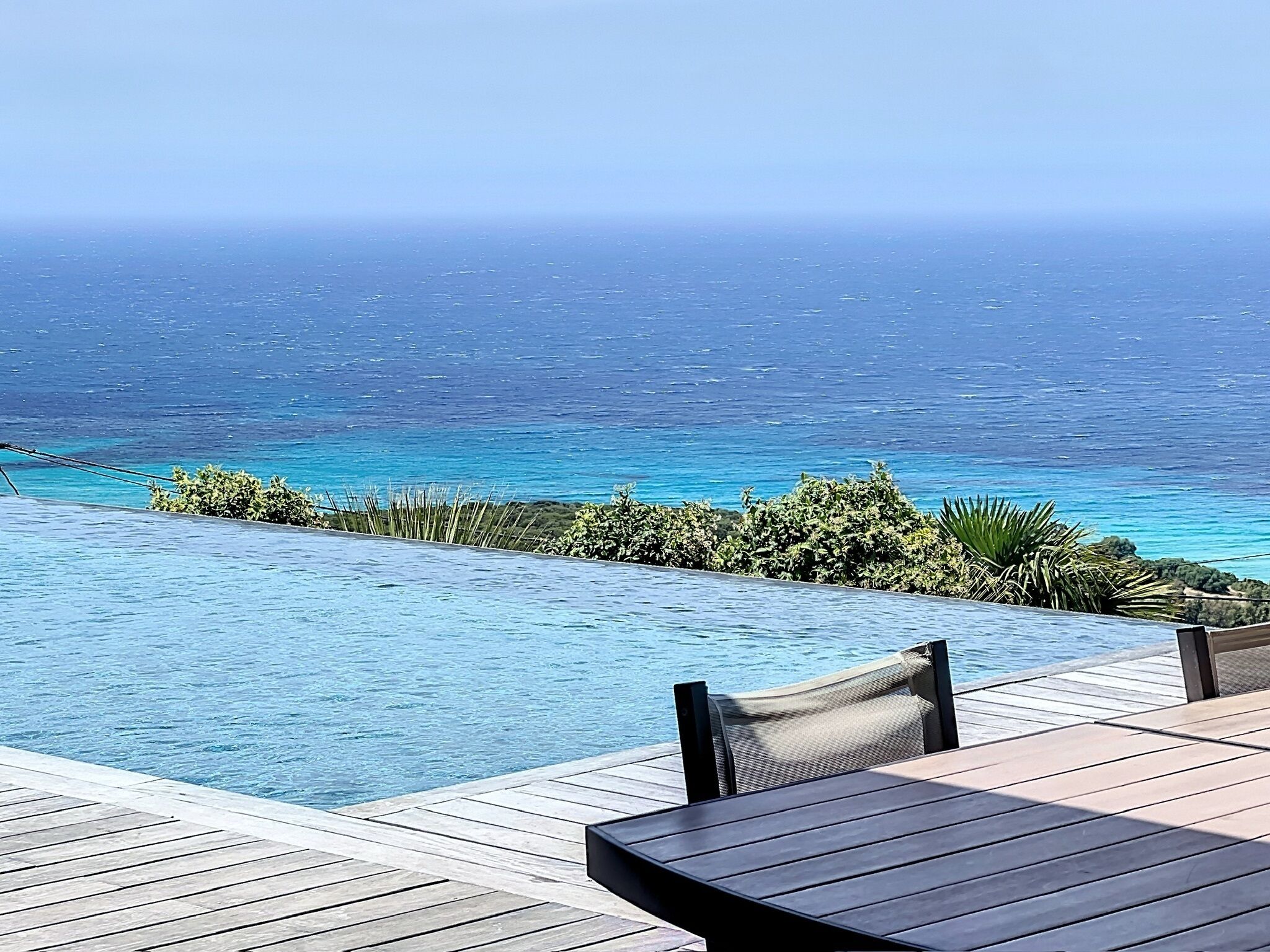 Piscine extérieure, piscine chauffée