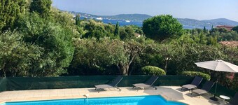 Large villa with pool and view to the sea in Sainte-Maxime - Beauvallon