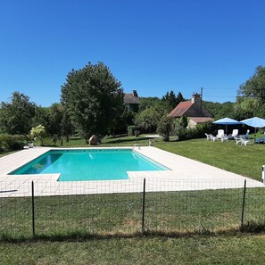 Pool - Beautiful view of the countryside house 8 pers 4 bedrooms private pool Wifi near Sarlat  (Salviac)