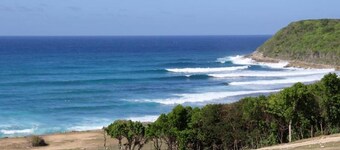 "Lisoé Lodge, a stone's throw from the sea