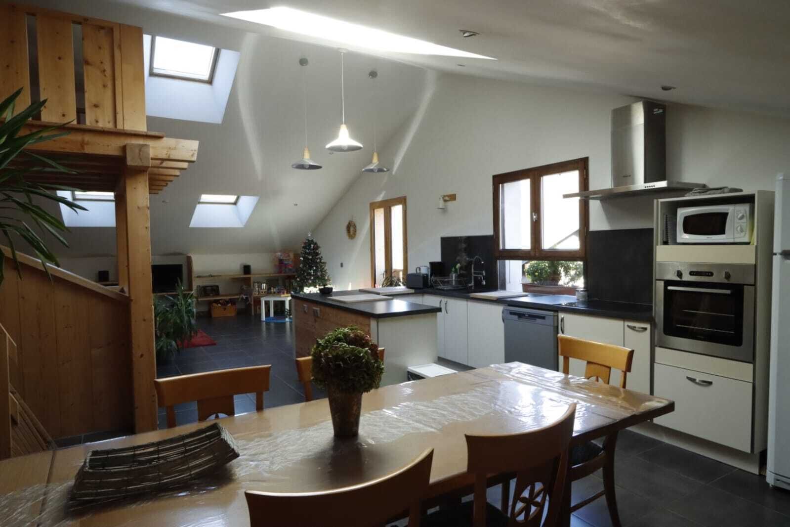 Pièce à vivre de 60 m2  |  Vue d'ensemble