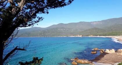 Mini-villa, magnifique vue mer - piscine chauffée - résidence à Serra Di Ferro