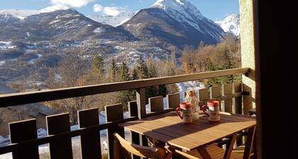 Large Studio Cabin with magnificent view of the Mountains