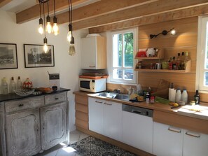 Fridge, microwave, oven, stovetop - Charming house Arcachon Winter Town (Arcachon)