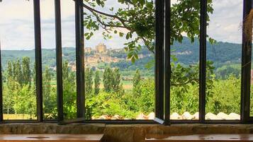 Uitzicht vanuit accommodatie