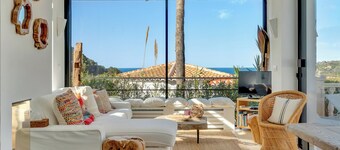 NEW!!! Villa "Le Verger Barraca", 4min walk to the beach, splendid sea view, swimming pool
