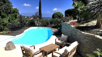 Piscine extérieure, piscine chauffée