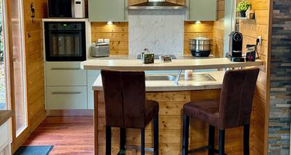 Chalet "Le Saut de Biche" eingerichtet 4 * Sauna, Balneo, Wi-Fi, allen Komfort