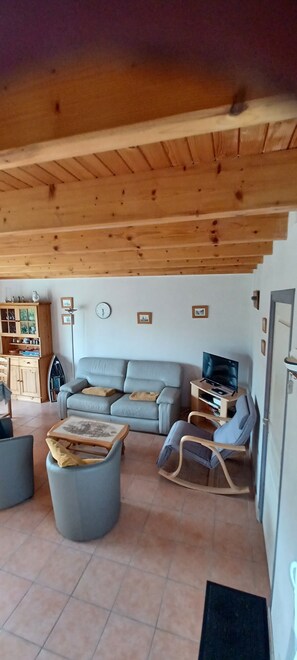 Fernseher, DVD-Player, Bücher, Videothek