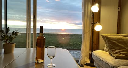 Villa direkt am Meer in Hauteville sur Mer. WestkĂŒste von Cotentin