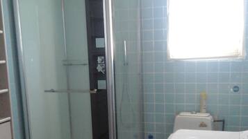 Shower, hair dryer