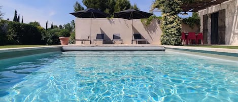 Una piscina climatizada