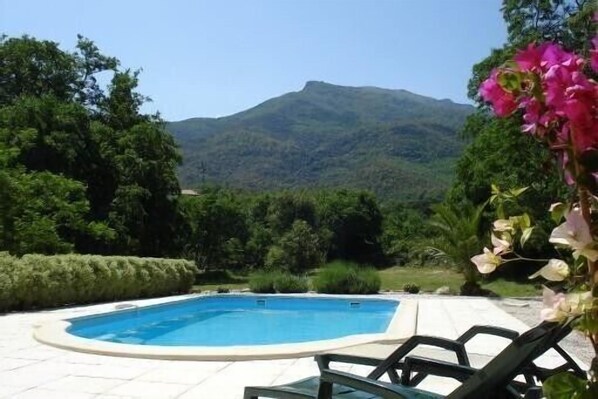 Outdoor pool - Bright villa, air conditioned, on 9000m², pool, tranquility and rest assured (Laroque-Des-Albères)