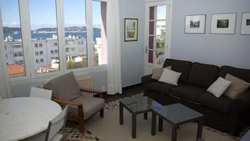 Télévision, lecteur de DVD, livres