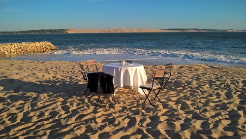 VILLA TENY Classée 3* piscine chauffée BASSIN d'ARCACHON 5 CH 12 pers.