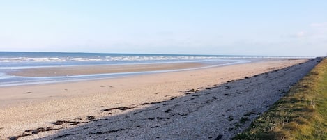 Vlak bij het strand