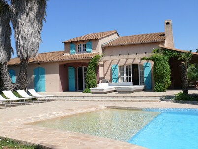 Mediterranean 🌴 Chic Provençal Villa 🌞 Heated XXL Pool 🐶 Dogs welcome !