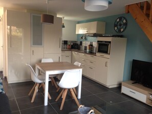 Dining - Charming cottage completely renovated (Dives-Sur-Mer)