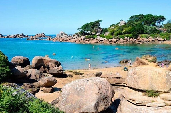 Na praia 
