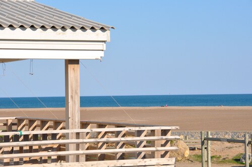 Schöne und komfortable CHALET TRADITIONAL Blick auf das Meer