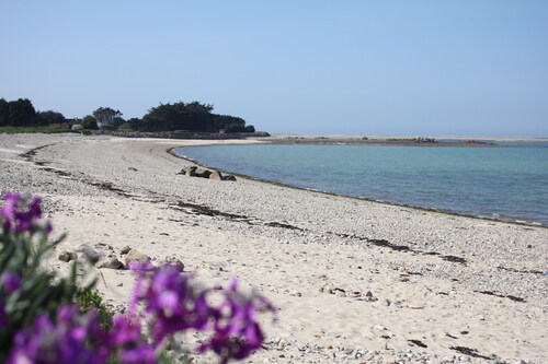 House sea view, spa (jacuzzi), beach access at the end of the garden!